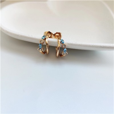 Серьги с кристаллами Swarovski