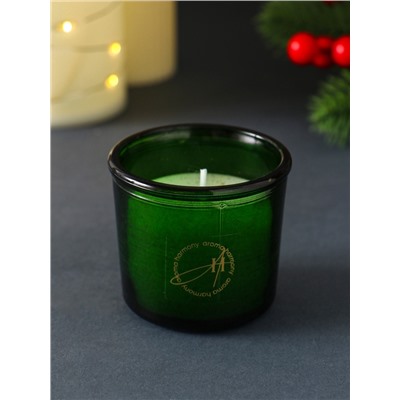 Ароматическая свеча новогодняя в стакане «Вишнёвый пирог», 60 г