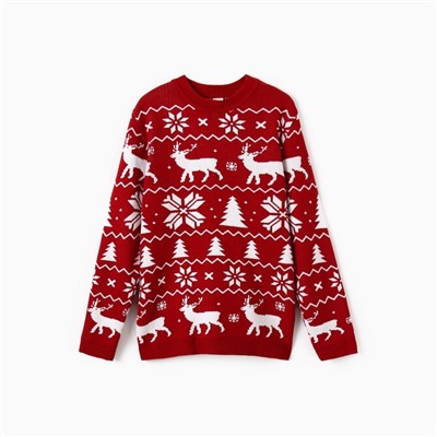 Свитер вязаный новогодний KAFTAN New Year, размер 42