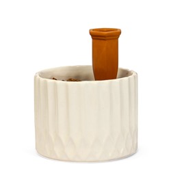 Автополив для комнатных растений «Терракот», 13.8×4.8 см, керамика, набор 4 шт.