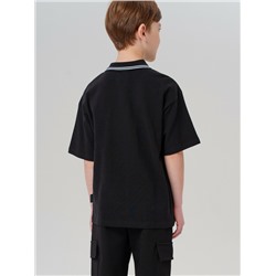 Джемпер трикотажный с воротником поло для мальчиков