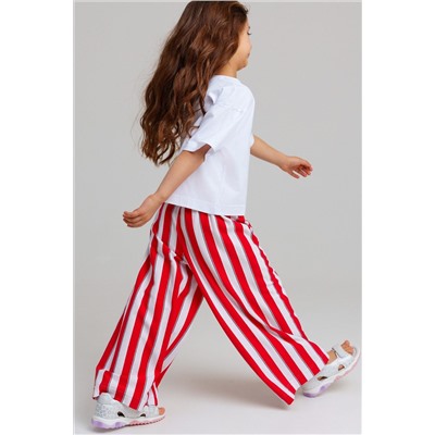 Брюки трикотажные для девочек PLAYTODAY, 1123006