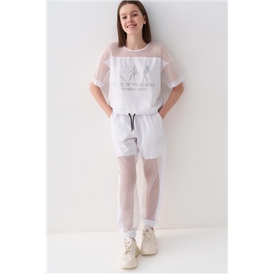 Брюки текстильные для девочек PLAYTODAY, 1240211