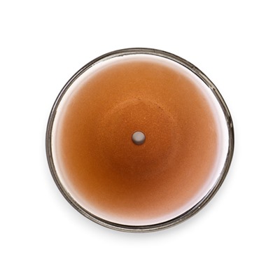 Горшок для цветов «Штрих», 1 л, d=15 см, h=13 см, с поддоном, керамика, белый