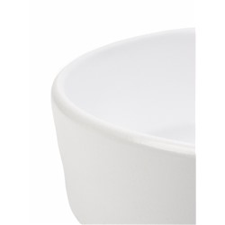 Горшок - бонсайница «Огма», для кактусов и суккулентов, 2 л, d=22 см, h=8 см, керамика, с поддоном, белый