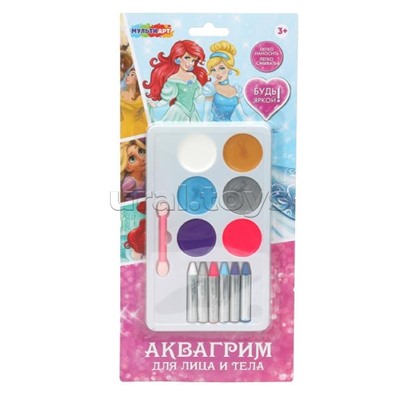 Аквагрим "Принцессы Дисней" Микс