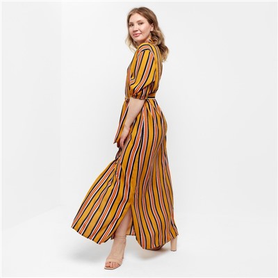 Платье-туника женское MINAKU: Enjoy, жёлтое, размер 46