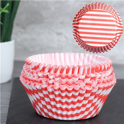 Форма для выпечки 5*3 см, набор 100 штук / 003-731 /уп 288/ бумажные