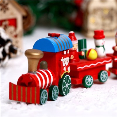 Сувенир «Новогодний поезд», 20 см