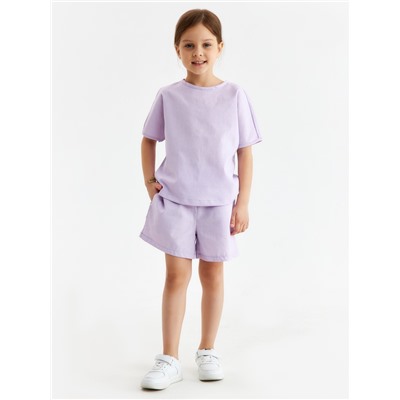 Футболка детская MINAKU, сиреневая, рост 134 см