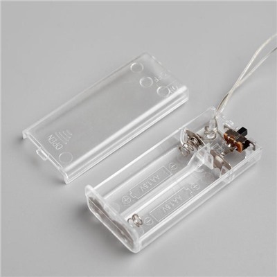 Светодиодная фигура «Снеговичок» 7×15×7 см, акрил, 8 LED, батарейки ААх2 (не в комплекте), свечение белое