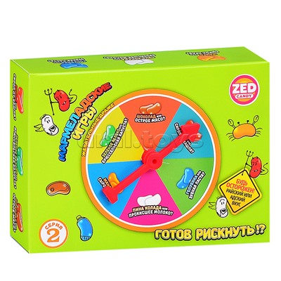Мармеладские игры набор 2 серия, блок 1 шт. (120г х 24) ZED