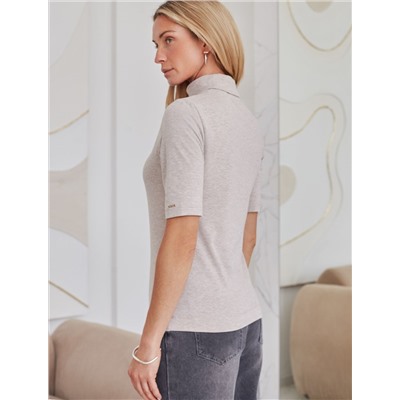 Водолазка из премиального хлопка с эластаном