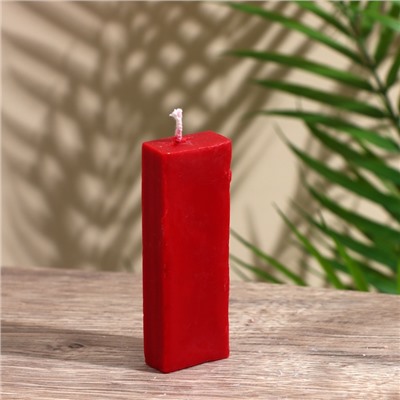 Свеча формовая с надписью Light a candle, 1.5×1.5×8.5 см, соевый воск, МИКС