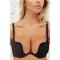 Бюстгальтер фигурный HoneyFormat 18082 планж на косточках (Черный)