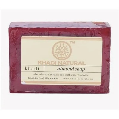 Khadi Natural Мыло "Миндальное "  125г.