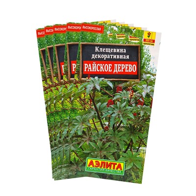 Набор семян Клещевина "Райское дерево", О, 5 шт.