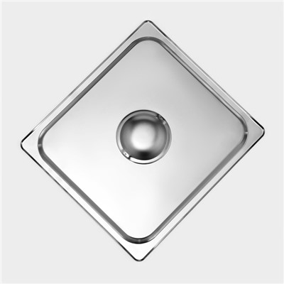 Крышка к гастроёмкости GN 2/3 Hanna Knövell, 32.5×35.3 см, толщина 0.6 мм, нержавеющая сталь