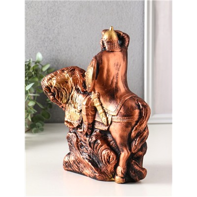 Фигура гипс «Богатырь на коне», 25×19×11 см