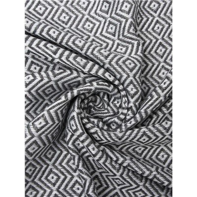 Плед с кисточками «Этель» East, 100×180 см, светло-серый