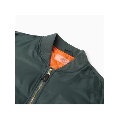 Бомбер мужской на молнии MIST, размер 46, хаки