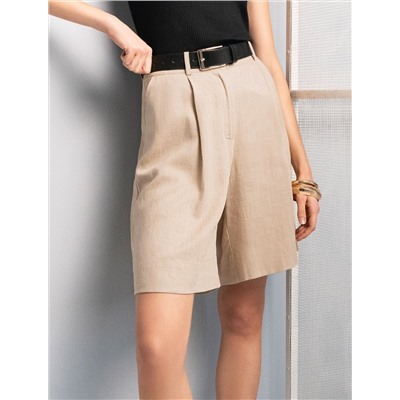 Шорты изо льна с вискозой