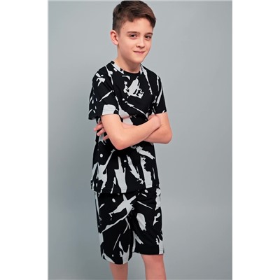 Хлопковый костюм для мальчика Happyfox