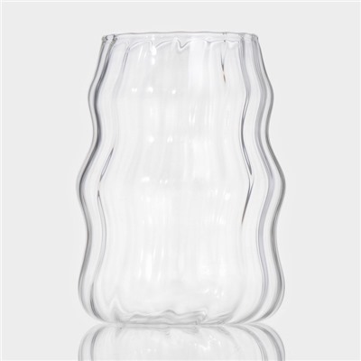 Стаканы Magistro «Леон», 500 мл, 9×12 см, набор 2 шт., стекло, прозрачные