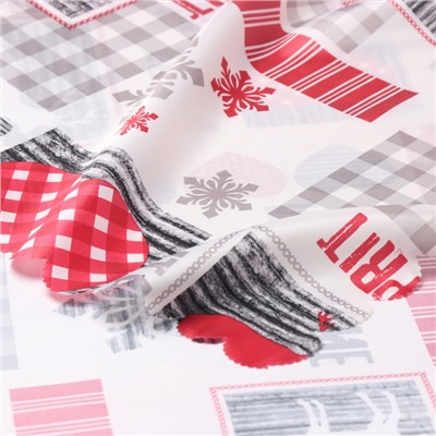 Скатерть новогодняя «Доляна. Сказочное чудо», 145×220 см, 100% п/э