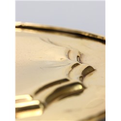 УЦЕНКА Блюдо «Абстракция», 25×25 см, латунь