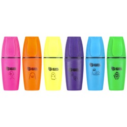 Набор текстовыделителей 6 шт 1-5мм "МИЛАЯ УТОЧКА" мини ассорти ММП-МУ SchoolФормат