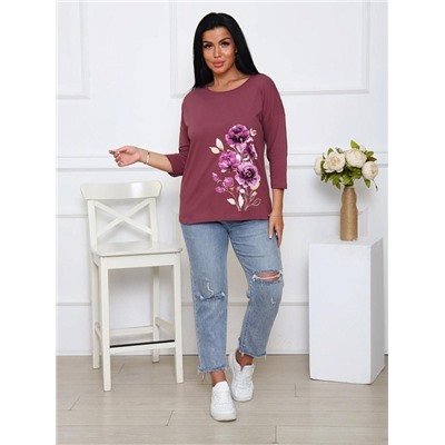 Футболка "Керри" (Бордо)