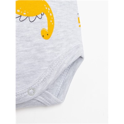 Боди детское «Крошка Я», Dino, 2 шт., рост 74-80 см