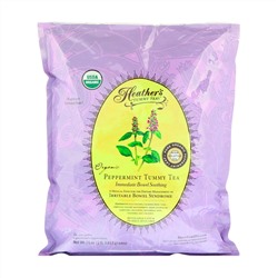 Heather's Tummy Care, Чай Tummy Tea из органической мятой, мгновенное успокоение кишечника, без кафеина, 453 г