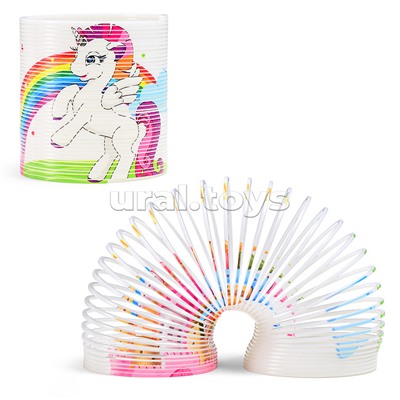 Игрушка-пружинка "Единорог"