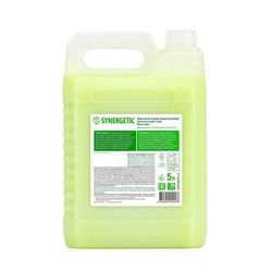 Крем-мыло жидкое SYNERGETIC, биоразлагаемое, для мытья рук и тела «Алоэ вера», 5 л