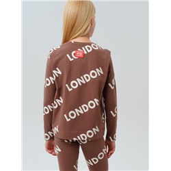 Джемпер трикотажный для девочек (футболка с длинными рукавами)