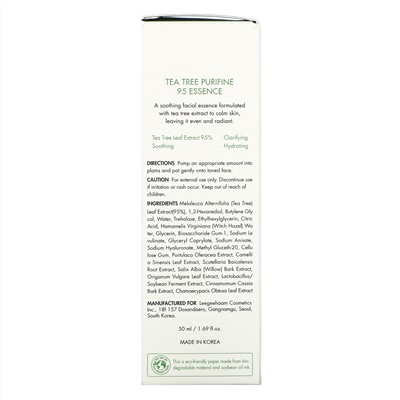 Dr. Ceuracle, Tea Tree Purifine 95 Essence, 1.69 fl oz (50 ml)