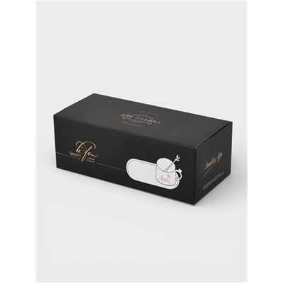 Чайная пара «Мрамор», 2 предмета: чашка 250 мл, блюдце 13.5×11×1 см, керамика, белая