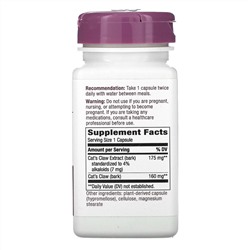 Nature's Way, кошачий коготь, 175 мг, 60 вегетарианских капсул