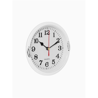 Часы настенные интерьерные «Джесика», d=15 см, циферблат 13 см, белые