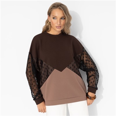 Свитшот с акцентными рукавами, Любимый образ (прелесть)