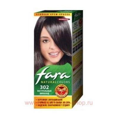 РК Fara Natural Colors Краска для волос тон 302 натуральный шоколад