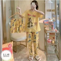 Тройка : Футболка + Брюки + Шорты