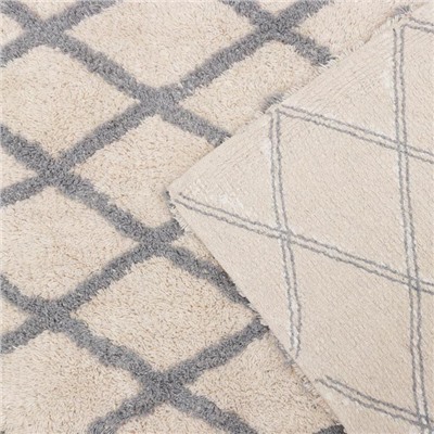 Коврики для ванной и туалета Доляна AntiSlip, 2 шт., 50×80 см, 50×50 см
