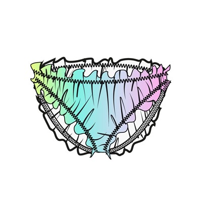 Плавки детские трикотажные для девочек