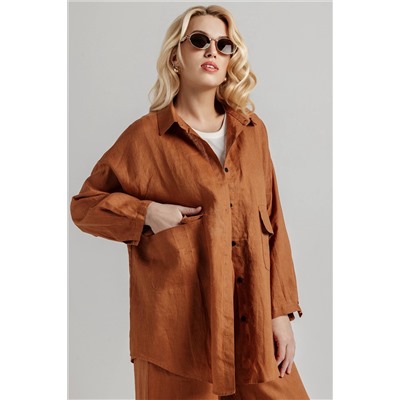 Блузка женская  Р95098/03/Терракотовый