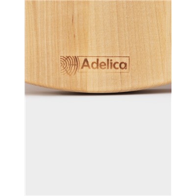 Менажница Adelica, 3-х ярусная с подставкой для вина, d=30×1.8 см, d=26×1.8 см, d=20×1.8 см, дерево берёза, в подарочной коробке