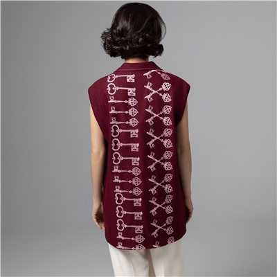 Жилет с акцентной вышивкой, Карьерный взлет (эксклюзив)