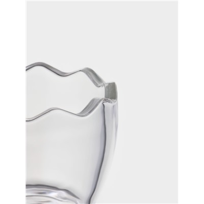 Конфетница «Яйцо», 80 мл, 6.3×9 см, стекло, прозрачная